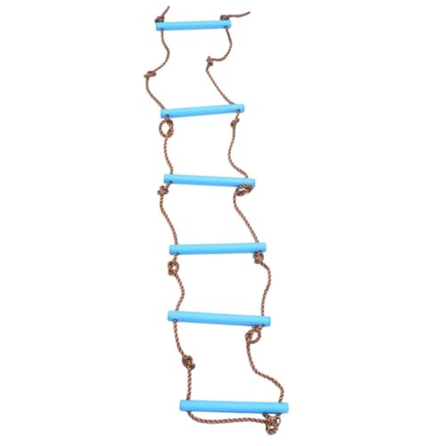 Yardwe Kreative Kletterleiter aus Teilige Outdoor Spielzeugleiter für Jungen und Fördert Sportinteresse und Eltern Junge Mädchen Beziehungen Blau von Yardwe