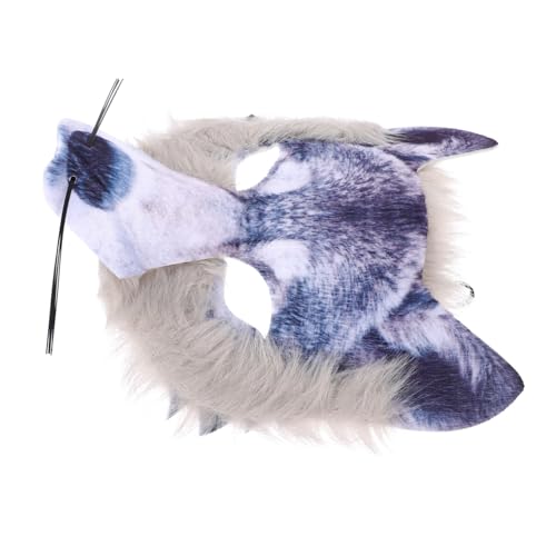 Yardwe Kreative Wolf Maske für Halloween Lebensechte Cosplay Kostüm Maske aus Strapazierfähigem Material für Partys und Festivals Halloween Thema von Yardwe
