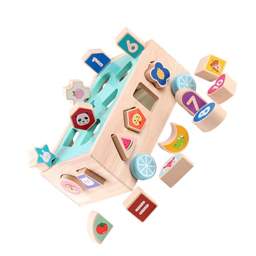 Yardwe Kreatives Lernspielzeug aus Holz für Kleinkinder Formen und Farben Puzzle für Kognitive Entwicklung Montessori Inspiriertes Hand Augen Koordination und Motorischen Fähigkeiten Yardwe Kreatives Lernspielzeug aus Holz für Kleinkinder Formen und Farben Puzzle für Kognitive Entwicklung Montessori Inspiriertes Hand Augen Koordination und Motorischen Fähigkeiten von Yardwe