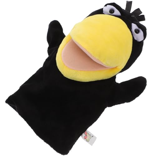Yardwe Kreatives Tierkopf Fingerpuppenspielzeug Interaktives für Handpuppe mit Beruhigender Wirkung für Drinnen und Draußen Leicht und Einfach zu Verstauen von Yardwe