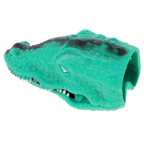Yardwe Krokodil Handpuppe Dinosaurierspielzeug für Jungen Tierpuppen Hai-Fingerpuppe Fingerpuppen Bauchrednerpuppen Dinosaurier -Handpuppe Green von Yardwe