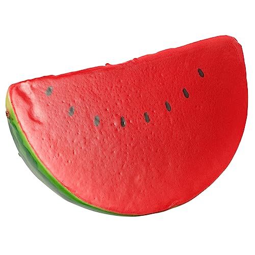 Yardwe Künstliche Wassermelonen Scheibe Realistische Dekoration für Sommerpartys Küche und Tischdekoration Lebensecht und Leicht für Kreative Arrangements von Yardwe