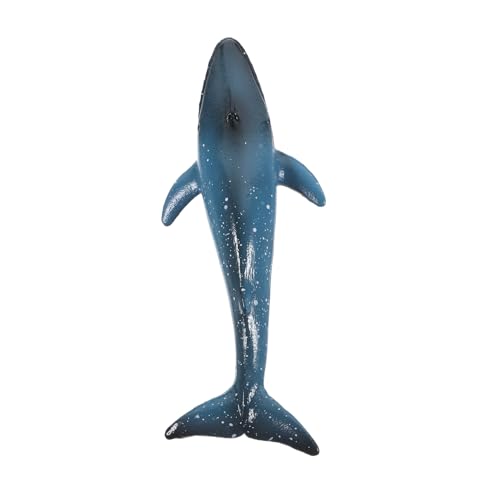Yardwe Künstliches Blau Wal-badespielzeug Wal-Dekoration Spielset Kleine Walfigur Kleine Walstatue Meerestiermodell Blue Plastik von Yardwe