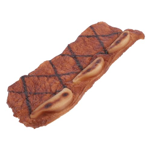 Yardwe Künstliches Steak Fleischmodell Lebensechtes für Küchen und Restaurantgestaltung Realistisches Kunstfleisch für Kreative Deko und Fotografie von Yardwe