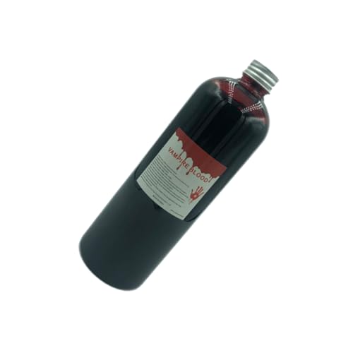Yardwe Kunstblut-Requisite Reißzähne für Cosplay Machen säubern gefälscht Braut Zombie-Make-up Paare Halloween Fake Blood Kunstblut für Halloween Halloween-Blut Parteiblut von Yardwe