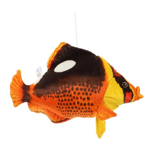 Yardwe Kuscheliges Fischspielzeug Aus Kurzhaarplüsch Süßes Gefülltes Tierkissen Für Perfektes Deko Element Und Kreatives Für Fröhliches Zuhause von Yardwe
