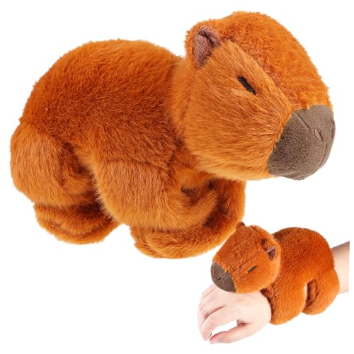 Yardwe Kuscheltier Kapybara Snap Armband Weiches Plüschspielzeug Niedliches Slap Armband für Partys Dekoratives Accessoire für für Geburtstagsfeiern und Feiertage Yardwe Kuscheltier Kapybara Snap Armband Weiches Plüschspielzeug Niedliches Slap Armband für Partys Dekoratives Accessoire für für Geburtstagsfeiern und Feiertage von Yardwe