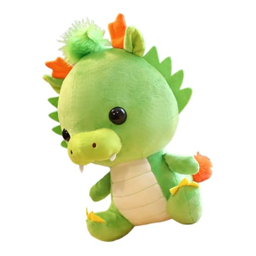 Yardwe Kuscheltier Plüsch Drachenpuppe Sitzende Stoffpuppe Maskottchen Für Jahr des Drachen Weiches Für Sammler Niedliches Design von Yardwe