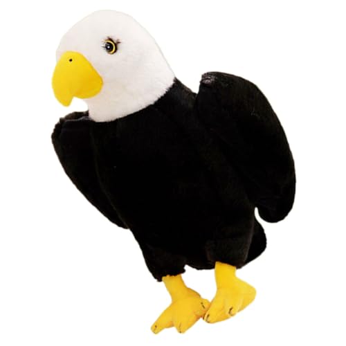 Yardwe Kuscheltier Weißkopfseeadler Realistisches Plüschtier für für Kindergeburtstage Dekoration und zu Festen von Yardwe