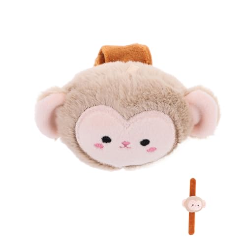 Yardwe Kuscheltiere Monkey Schnappararmbänder für Plüschige Handgelenksspielzeuge Partygeschenke für Tiermotto Feiern für Klassenbelohnungen Niedliches Design Braun Yardwe Kuscheltiere Monkey Schnappararmbänder für Plüschige Handgelenksspielzeuge Partygeschenke für Tiermotto Feiern für Klassenbelohnungen Niedliches Design Braun von Yardwe
