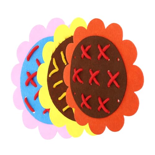 Yardwe Lacing Toy Teilig Montessori Kompatibles Schnürspielzeug für Kleinkinder Fördert Feinmotorik Hand Auge Koordination und Kreatives Lernen Buntes Fädelspielzeug für Vorschulkinder von Yardwe