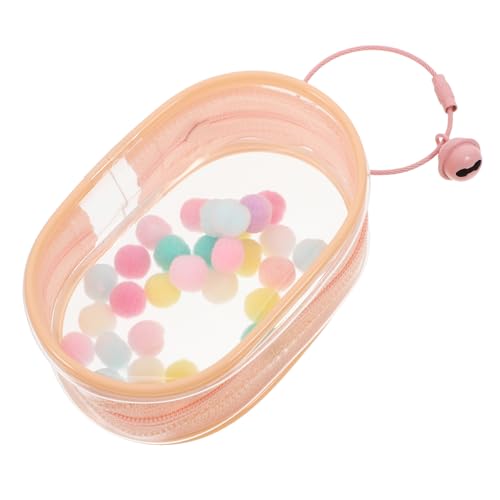 Yardwe -Lauftasche Packtasche für Mädchen Spielzeugtaschen zur Aufbewahrung Klarsichtvitrine für Figuren kleine durchsichtige Tasche PVC Rosa Yardwe -Lauftasche Packtasche für Mädchen Spielzeugtaschen zur Aufbewahrung Klarsichtvitrine für Figuren kleine durchsichtige Tasche PVC Rosa von Yardwe