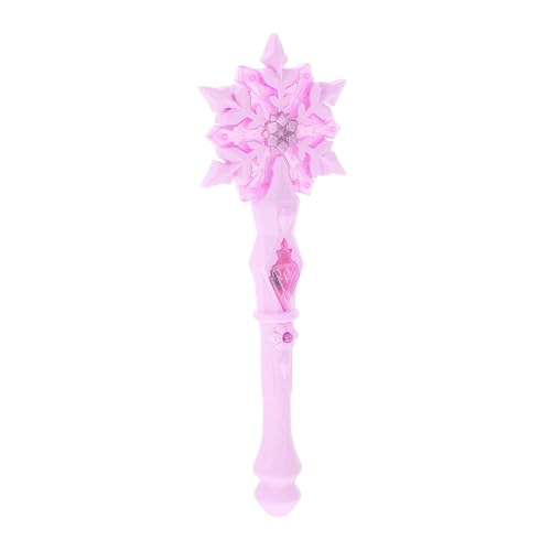 Yardwe Leuchtender Für Magischer Schneeflockenstab Mit LED Lichtern Cosplay Geburtstagsfeiern Und Weihnachtsfeiern von Yardwe