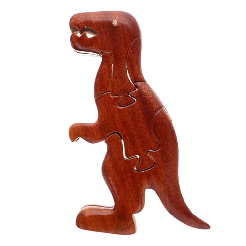 Yardwe Luban-Schlossspielzeug Tierspielzeug für 3D-Tierspielzeug Tiere Bauen zusammen Tierspleißspielzeug Zusammengebautes Tierspielzeug Holz Light Brown von Yardwe