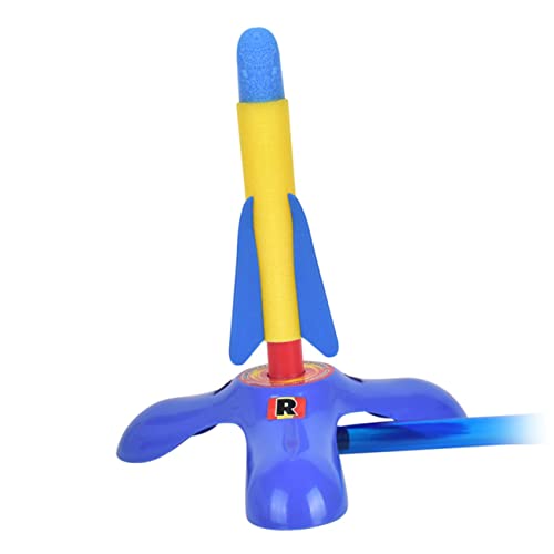 Yardwe Luftdruck Raketenmodell Sicherer Kunststoff Shooter für Jungen Interaktives Leichtes Abschussspiel Kreatives Outdoor Kompakt und Tragbar von Yardwe