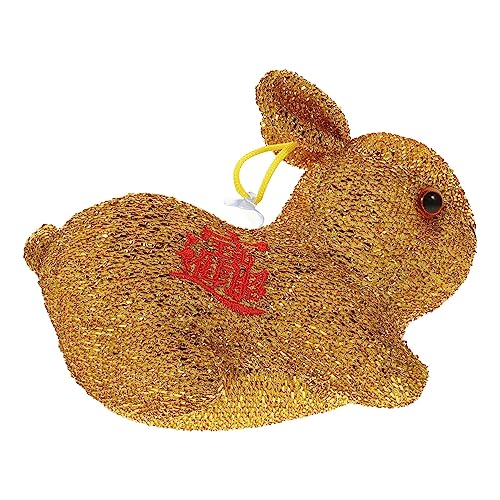 Yardwe Lustiger Plüsch Hase Dekorationspuppe für Niedlicher Hase Haustier Maskottchen für Neujahrsgeschenke Vielseitig Einsetzbar für Zuhause und Feiertagsdekoration Yardwe Lustiger Plüsch Hase Dekorationspuppe für Niedlicher Hase Haustier Maskottchen für Neujahrsgeschenke Vielseitig Einsetzbar für Zuhause und Feiertagsdekoration von Yardwe