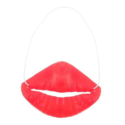 Yardwe Lustiges Mundspielzeug Tricky Prank Halloween Wurst Mund Maskerade Lippen Requisiten Streich Streich Gadgets Halloween Cosplay Requisiten Halloween Gesichts von Yardwe