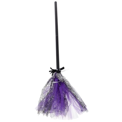 Yardwe Magischer Hexenbesen Halloween Cosplay Zubehör Abnehmbar Teiliger Stiel Einheitsgröße für Hexen Kostüm Party Requisit Yardwe Magischer Hexenbesen Halloween Cosplay Zubehör Abnehmbar Teiliger Stiel Einheitsgröße für Hexen Kostüm Party Requisit von Yardwe