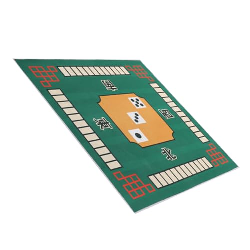 Yardwe Mahjong-Matte Mahjong -Tisch Beleg Tile Spieltischabdeckung Tischmatte Zarte Tischdecke Tischabdeckung Für Kartenspiele rutschfeste Tischabdeckung Tisch Schutzhülle Polyester von Yardwe