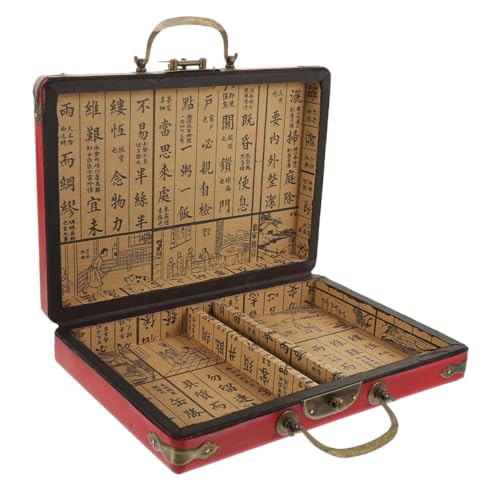Yardwe Mahjong Storage Box Aufbewahrungsboxen Nur Mahjong -fälle Im Freien Tragbarer Container Kleine Tragetasche Tragbarer Speicherfall Aufbewahrungsbehälter Majong Leerer Fall Holz Yardwe Mahjong Storage Box Aufbewahrungsboxen Nur Mahjong -fälle Im Freien Tragbarer Container Kleine Tragetasche Tragbarer Speicherfall Aufbewahrungsbehälter Majong Leerer Fall Holz von Yardwe