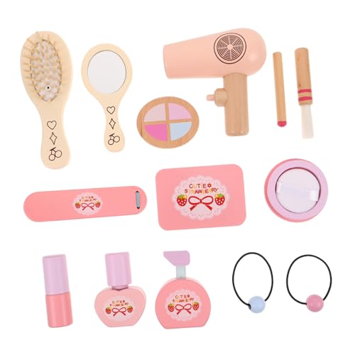 Yardwe Make -up -Spielzeugset verkleidungskiste für Stellen Sie Sich von Play -Styling vor Make-up- für Rollenspiel Cosmetics Toys Holz Rosa Yardwe Make -up -Spielzeugset verkleidungskiste für Stellen Sie Sich von Play -Styling vor Make-up- für Rollenspiel Cosmetics Toys Holz Rosa von Yardwe
