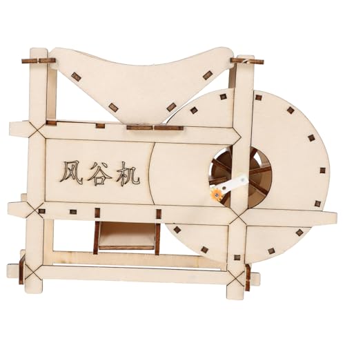 Yardwe Manuelle Dreschmaschine Modellbau Kit DIY Handkurbel Dreschmaschine Für Kreative Experimente Und Wissenschaftsprojekte Spielzeugmodell Für Technik von Yardwe