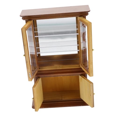 Yardwe Maßstab Eleganter Mini Kabinett Für Mini Hausmöbel Im Schlafzimmer Und Esszimmer Robustes von Yardwe