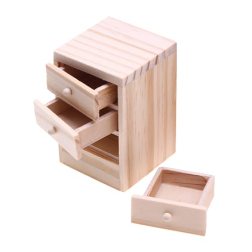 Yardwe Maßstab Funktionaler Aufbewahrungsschrank mit Schublade Zubehör für Puppen Verleiht Jedem Schlafzimmer eine Elegante Note von Yardwe