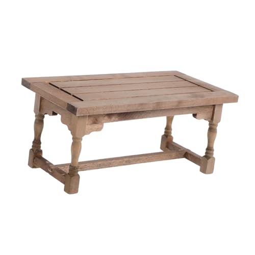 Yardwe Maßstab Holzmodell Leichter und Stabiler Tisch für Küchen Szenendekoration Sichere Nutzung für Vielseitig Einsetzbar Authentisches Design von Yardwe