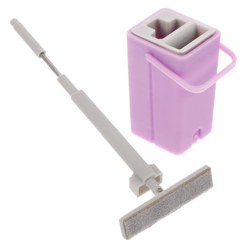Yardwe Miniatur Putzset Maßstab Squeeze Mop Mit Eimer Niedliches Reinigungswerkzeug Für Puppenhaus Und DIY Bastelprojekte Farbton Für Kreative Spielwelten Yardwe Miniatur Putzset Maßstab Squeeze Mop Mit Eimer Niedliches Reinigungswerkzeug Für Puppenhaus Und DIY Bastelprojekte Farbton Für Kreative Spielwelten von Yardwe