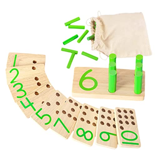 Yardwe Mathematik Lernspielzeug Holz Zahlen Lernspielzeug Montessori Frühpädagogik Intelligenzförderndes Rechenhilfe für Vorschule Jahre Yardwe Mathematik Lernspielzeug Holz Zahlen Lernspielzeug Montessori Frühpädagogik Intelligenzförderndes Rechenhilfe für Vorschule Jahre von Yardwe
