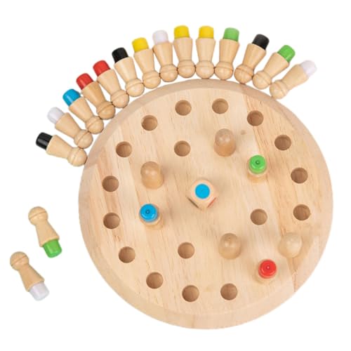 Yardwe Memory Schachspiel aus Holz Multifunktionales Lernspielzeug für Fördert Gedächtnis und Logisches Pädagogisches Familienspiel Stabiles Brettspiel für Frühe Bildung Yardwe Memory Schachspiel aus Holz Multifunktionales Lernspielzeug für Fördert Gedächtnis und Logisches Pädagogisches Familienspiel Stabiles Brettspiel für Frühe Bildung von Yardwe
