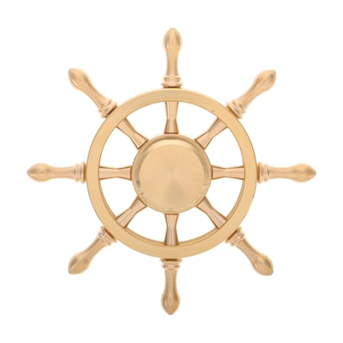 Yardwe Messing-Ornament-Display rad dekoration Handwerk aus Messing Wohnzimmerdekor Schiffsrad- für Zuhause Figuren und Statuen Schiffsraddekoration Golden Yardwe Messing-Ornament-Display rad dekoration Handwerk aus Messing Wohnzimmerdekor Schiffsrad- für Zuhause Figuren und Statuen Schiffsraddekoration Golden von Yardwe