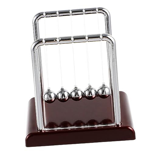 Yardwe Metal schwankender Ball Würfel Mini Cradle Balance Ball Toy Newton Bälle für Schreibtisch Perpetuum-Motion- Newton-Pendel Kugel Physikspielzeug Yardwe Metal schwankender Ball Würfel Mini Cradle Balance Ball Toy Newton Bälle für Schreibtisch Perpetuum-Motion- Newton-Pendel Kugel Physikspielzeug von Yardwe