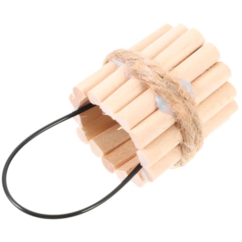 Yardwe Mini-Eimer-Modell Puppe Möbel Zubehör Für Realistisch Wassereimer-Modell Weihnachtsdosen Künstliche Mini-Eimer Miniatur-Eimer Miniaturdekoration Holz von Yardwe