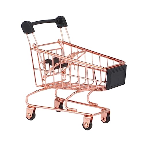 Yardwe Mini Einkaufswagen Für Klappbarer Einkaufswagen Roségold Für Rollenspiele Lernspielzeug Und Fotografie Dekoration Für Mini Möbel Yardwe Mini Einkaufswagen Für Klappbarer Einkaufswagen Roségold Für Rollenspiele Lernspielzeug Und Fotografie Dekoration Für Mini Möbel von Yardwe