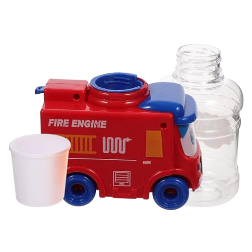 Yardwe Mini Feuerwehrauto Wasserspender Miniatur Wasserverteiler aus Realistischer Trinkbrunnen für Rollenspiele und Spielerische Wasseraufnahme von Yardwe