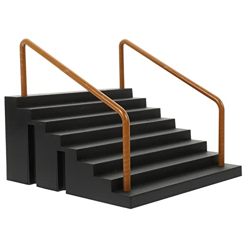 Yardwe Mini Finger Skateboard Park Ramp für Skateboard Zubehör Fördert Koordination für Fingersportliebhaber von Yardwe