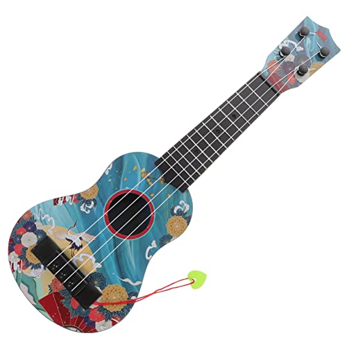 Yardwe Mini Gitarre Für Verstellbare Nachahmungsgitarre Sicheres Musikinstrumentmodell Für Anfänger Lernspielzeug Für Vorschulkinder Fördert Musikalisches Interesse von Yardwe