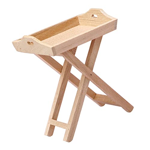 Yardwe Mini Holz Obstplatte Möbel Ornament Puppenhaus Zubehör für Realistische Dekoration von Yardwe