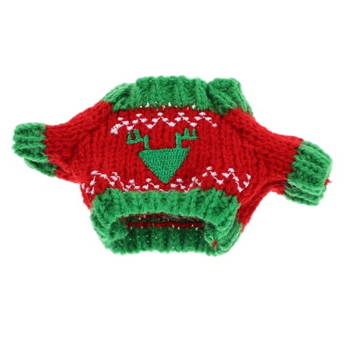 Yardwe Mini Puppenkleidung Süßer Mini Pullover für Puppen Vielseitige Anziehkleidung für Große Puppen Handgefertigter Puppenanzug Grünem Dreiecksmuster Yardwe Mini Puppenkleidung Süßer Mini Pullover für Puppen Vielseitige Anziehkleidung für Große Puppen Handgefertigter Puppenanzug Grünem Dreiecksmuster von Yardwe