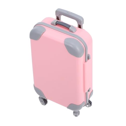 Yardwe Mini Puppenkoffer Für Puppenhaus Trolley Koffer Als Zubehör Für Mini Und Reisen Und Aufbewahrung von Yardwe