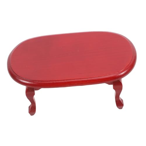 Yardwe Mini-Retro-couchtisch Wohnzimmer Möbel Mini-teetisch Miniatur-beistelltisch Teetisch-Modell Simulationsendtisch Mini-couchtisch Teetischdekoration Rot Holz Yardwe Mini-Retro-couchtisch Wohnzimmer Möbel Mini-teetisch Miniatur-beistelltisch Teetisch-Modell Simulationsendtisch Mini-couchtisch Teetischdekoration Rot Holz von Yardwe