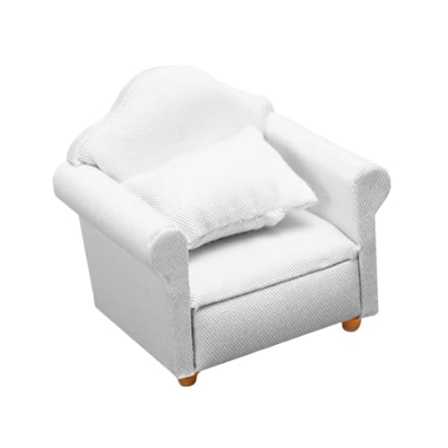 Yardwe Mini Sofa Für Puppenhaus Lebensechtes Mini Sofa Für Kinderzimmer Und Wohnzimmer Perfektes Zubehör Für Mini Und DIY Projekte von Yardwe