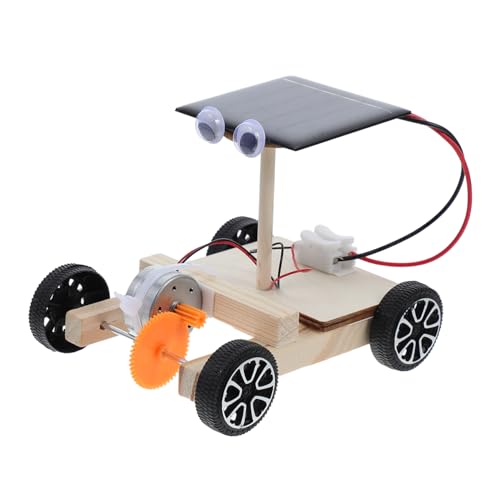 Yardwe Mini Solar Auto DIY Holzbaukasten für Lernspielzeug Kreativität und Geduld für Jungen und Mädchen Ab Jahren von Yardwe