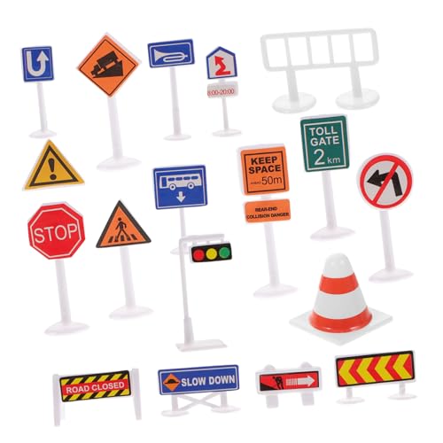 Yardwe Mini Verkehrsschilder für Teiliges Lernspielzeug für Verkehrssicherheit Robuste und Sichere Kunststoffmaterialien Simulierte Straßenszenen für Kreatives Fördert die Yardwe Mini Verkehrsschilder für Teiliges Lernspielzeug für Verkehrssicherheit Robuste und Sichere Kunststoffmaterialien Simulierte Straßenszenen für Kreatives Fördert die von Yardwe