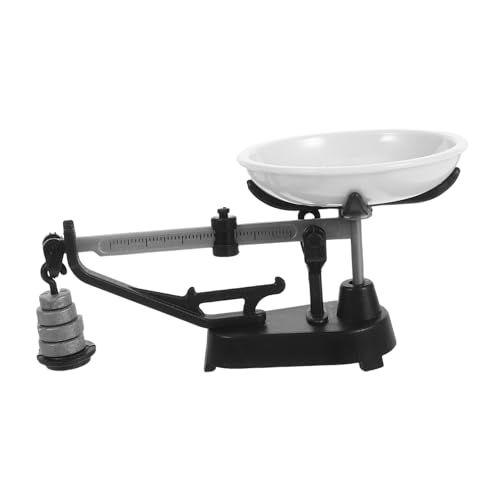 Yardwe Mini-Waage, Modelldekor Für Puppenhauszubehör, Kleine Waage Als Schmuck Für Die Mini-hausdekoration Und Puppenhauswaagen Yardwe Mini-Waage, Modelldekor Für Puppenhauszubehör, Kleine Waage Als Schmuck Für Die Mini-hausdekoration Und Puppenhauswaagen von Yardwe