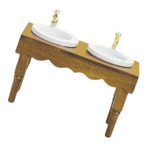 Yardwe Mini Waschbecken Aus Holz Für Mini Mini Hausschmuck Puppenhaus Waschbecken Yardwe Mini Waschbecken Aus Holz Für Mini Mini Hausschmuck Puppenhaus Waschbecken von Yardwe