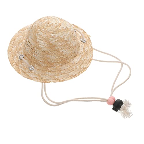 Yardwe Mini Weihnachtsdekor Strohhüte Für Männer Dekoration Haustier Miniatur Puppe Miniatur Khaki Yardwe Mini Weihnachtsdekor Strohhüte Für Männer Dekoration Haustier Miniatur Puppe Miniatur Khaki von Yardwe
