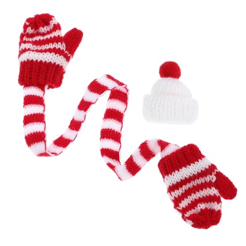 Yardwe Mini Weihnachtsmütze und Schal Süßes Zubehör für Puppenkleidung Dekoration von Weihnachtsbäumen und Bastelprojekte Rot und Weiß Langlebig und Angenehm zu Tragen Yardwe Mini Weihnachtsmütze und Schal Süßes Zubehör für Puppenkleidung Dekoration von Weihnachtsbäumen und Bastelprojekte Rot und Weiß Langlebig und Angenehm zu Tragen von Yardwe